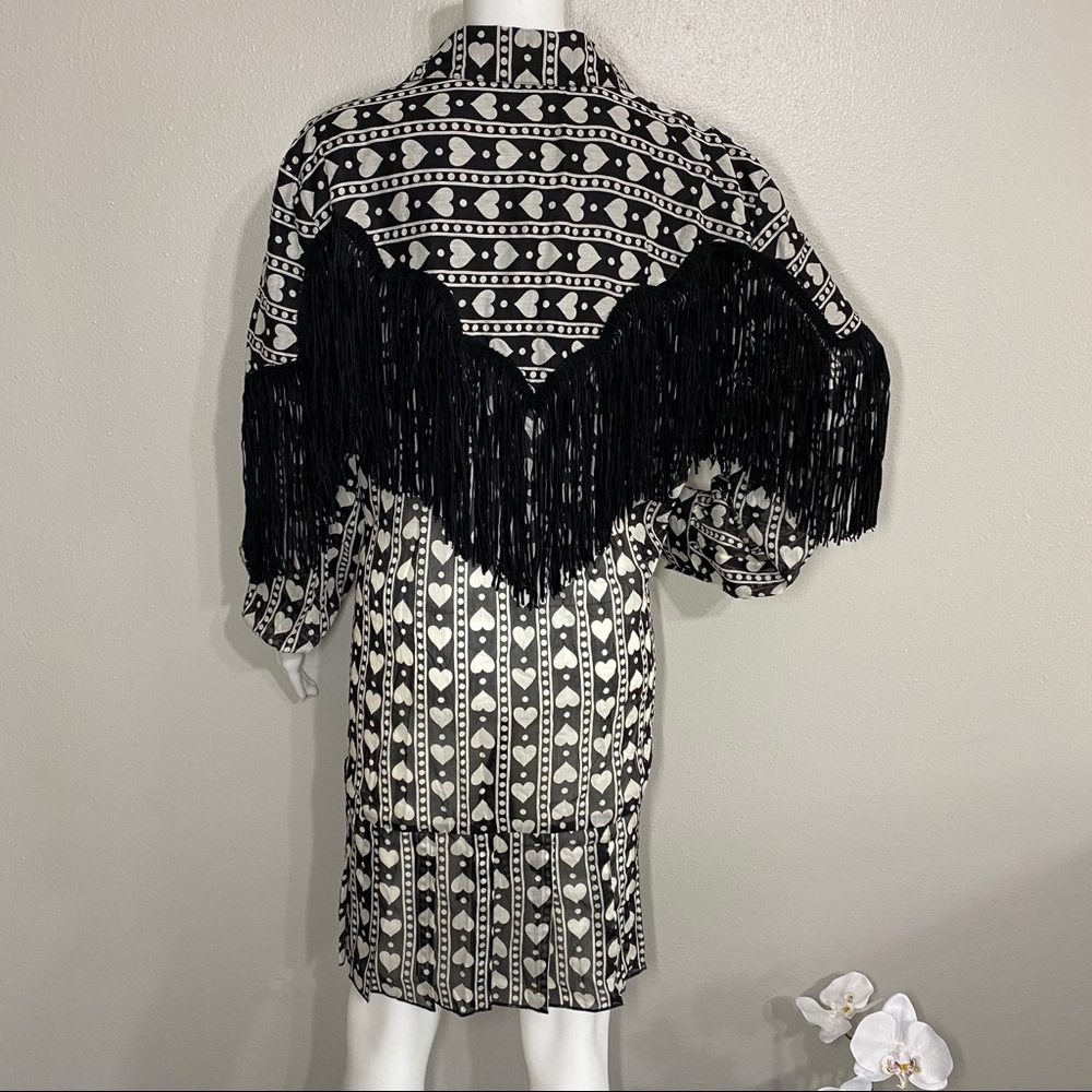 NWT/ inter Concepts dress/black and white/size xxl - Picture 3 of 8